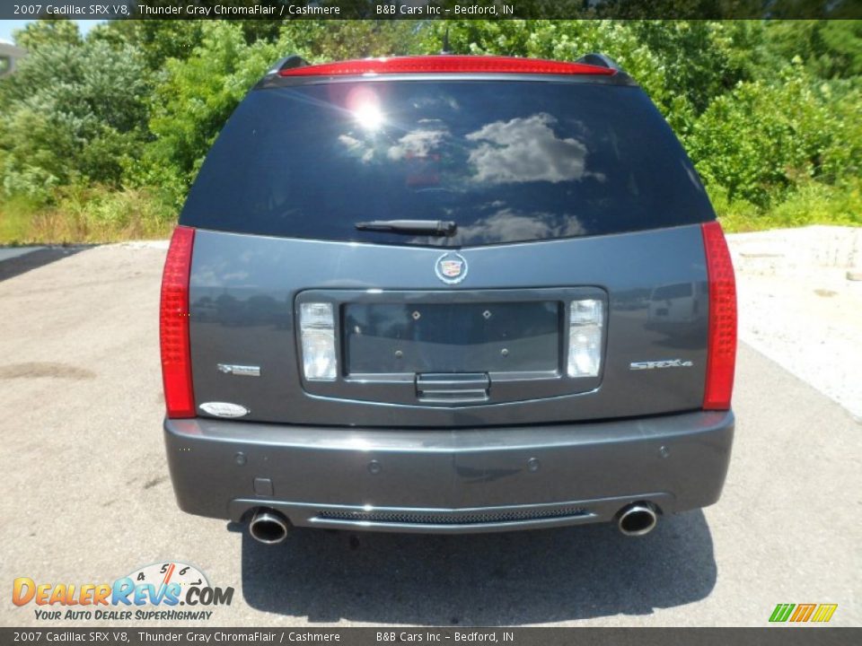 2007 Cadillac SRX V8 Thunder Gray ChromaFlair / Cashmere Photo #4