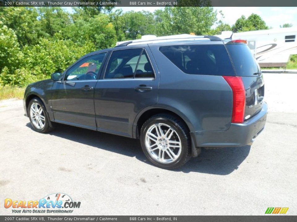2007 Cadillac SRX V8 Thunder Gray ChromaFlair / Cashmere Photo #5