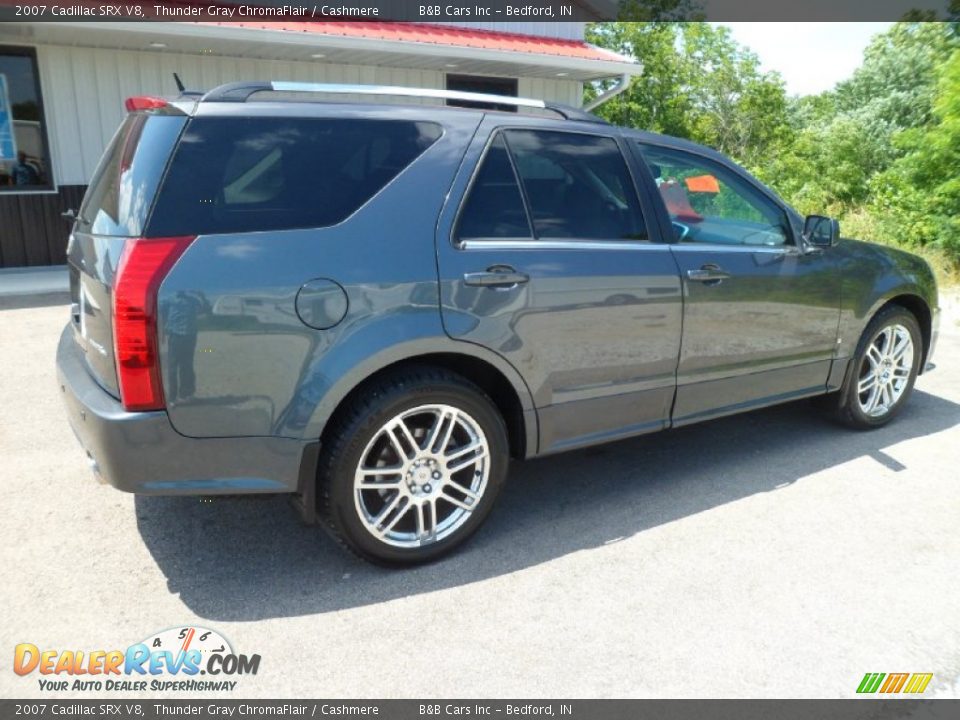2007 Cadillac SRX V8 Thunder Gray ChromaFlair / Cashmere Photo #6