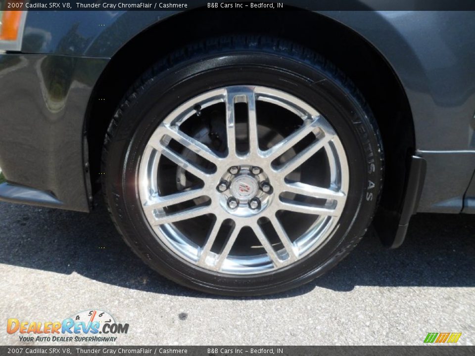 2007 Cadillac SRX V8 Thunder Gray ChromaFlair / Cashmere Photo #9