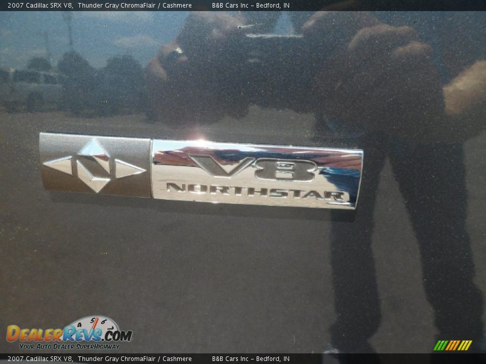 2007 Cadillac SRX V8 Thunder Gray ChromaFlair / Cashmere Photo #11