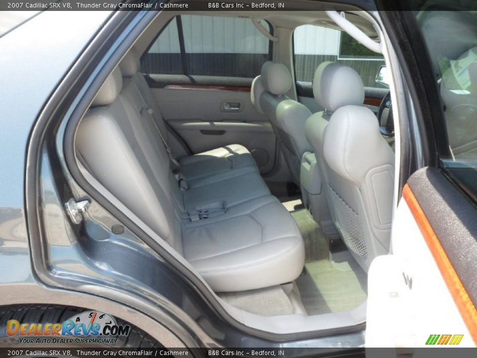 2007 Cadillac SRX V8 Thunder Gray ChromaFlair / Cashmere Photo #14