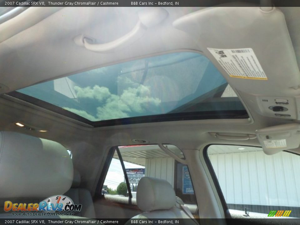 2007 Cadillac SRX V8 Thunder Gray ChromaFlair / Cashmere Photo #20