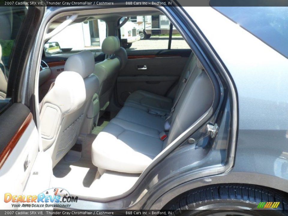 2007 Cadillac SRX V8 Thunder Gray ChromaFlair / Cashmere Photo #23