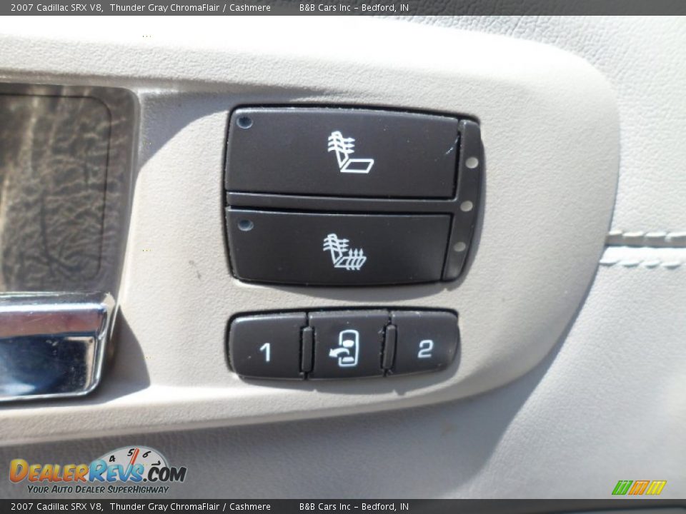 2007 Cadillac SRX V8 Thunder Gray ChromaFlair / Cashmere Photo #25