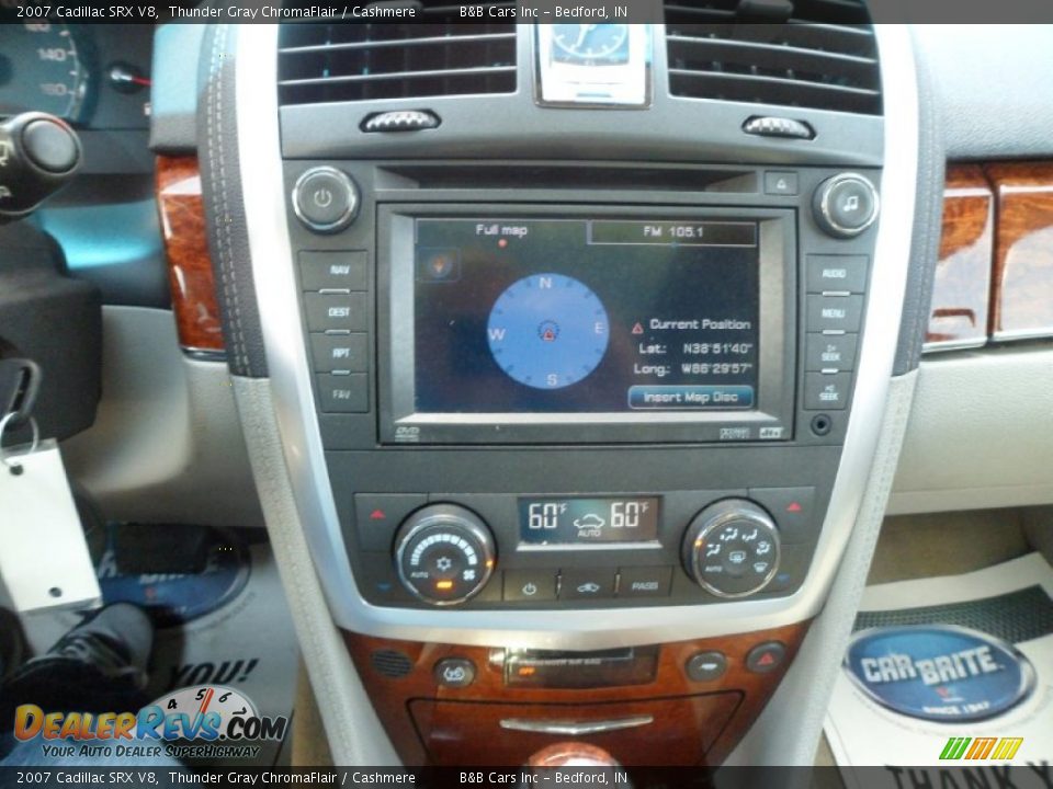 2007 Cadillac SRX V8 Thunder Gray ChromaFlair / Cashmere Photo #30