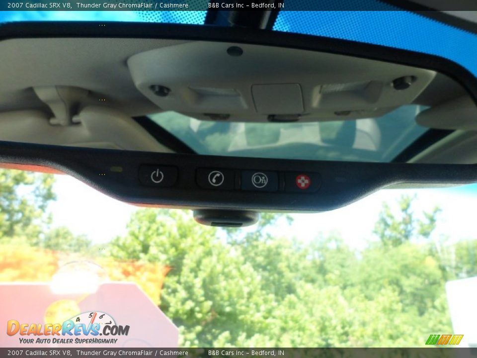2007 Cadillac SRX V8 Thunder Gray ChromaFlair / Cashmere Photo #32