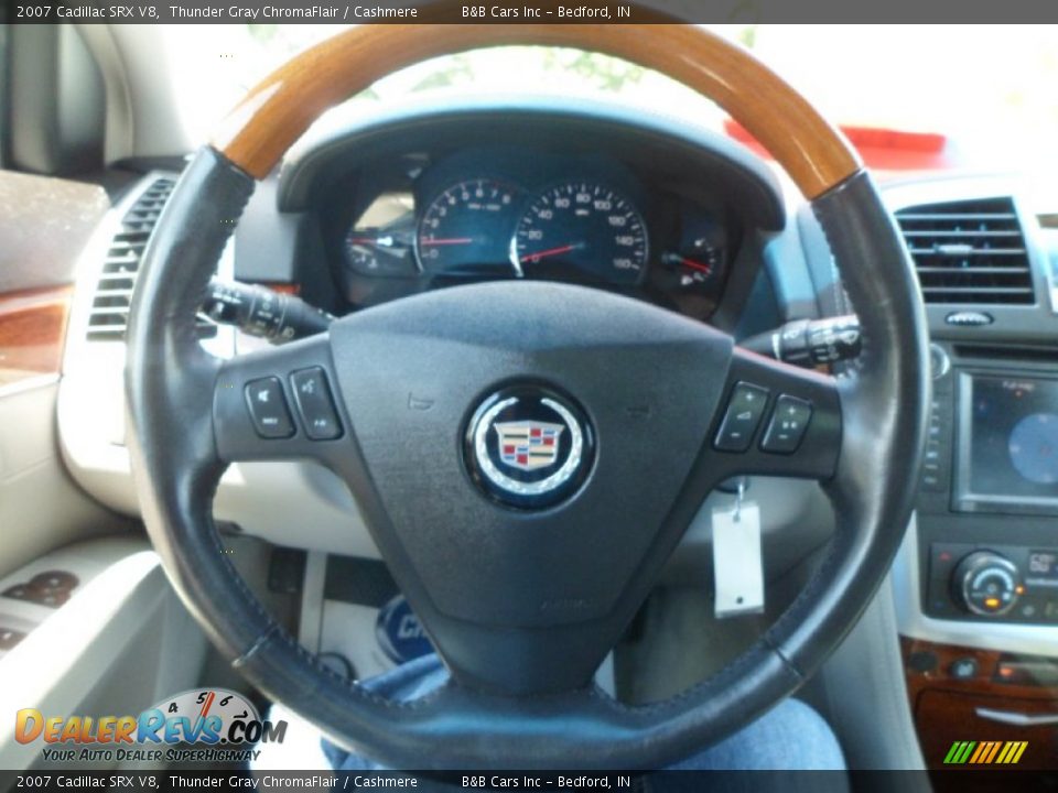 2007 Cadillac SRX V8 Thunder Gray ChromaFlair / Cashmere Photo #34