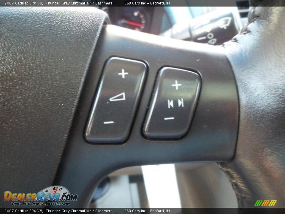 2007 Cadillac SRX V8 Thunder Gray ChromaFlair / Cashmere Photo #35