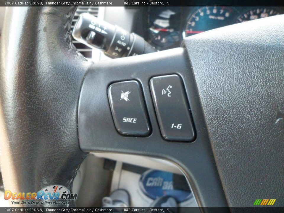 2007 Cadillac SRX V8 Thunder Gray ChromaFlair / Cashmere Photo #36