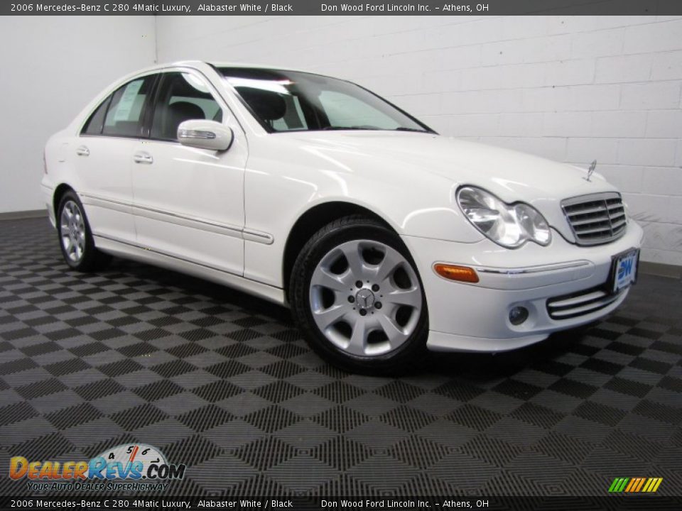 2006 Mercedes-Benz C 280 4Matic Luxury Alabaster White / Black Photo #1