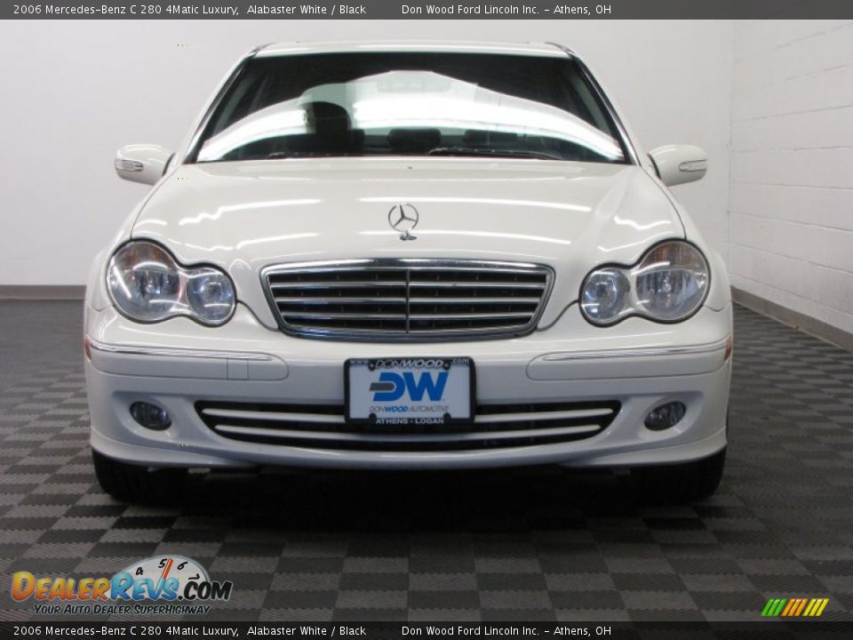 2006 Mercedes-Benz C 280 4Matic Luxury Alabaster White / Black Photo #2