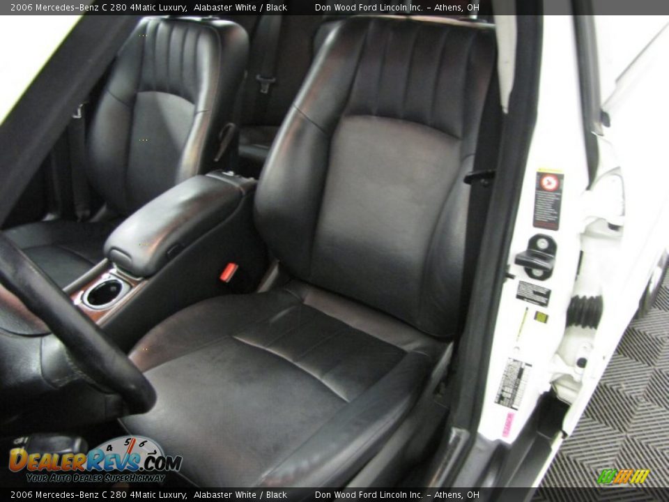 2006 Mercedes-Benz C 280 4Matic Luxury Alabaster White / Black Photo #6