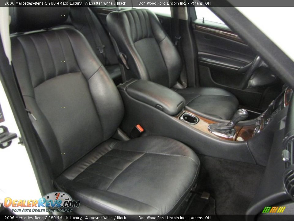 2006 Mercedes-Benz C 280 4Matic Luxury Alabaster White / Black Photo #9