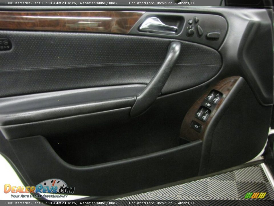2006 Mercedes-Benz C 280 4Matic Luxury Alabaster White / Black Photo #10