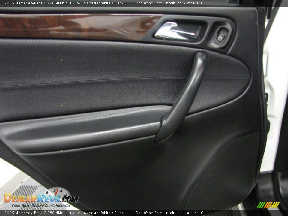 2006 Mercedes-Benz C 280 4Matic Luxury Alabaster White / Black Photo #12