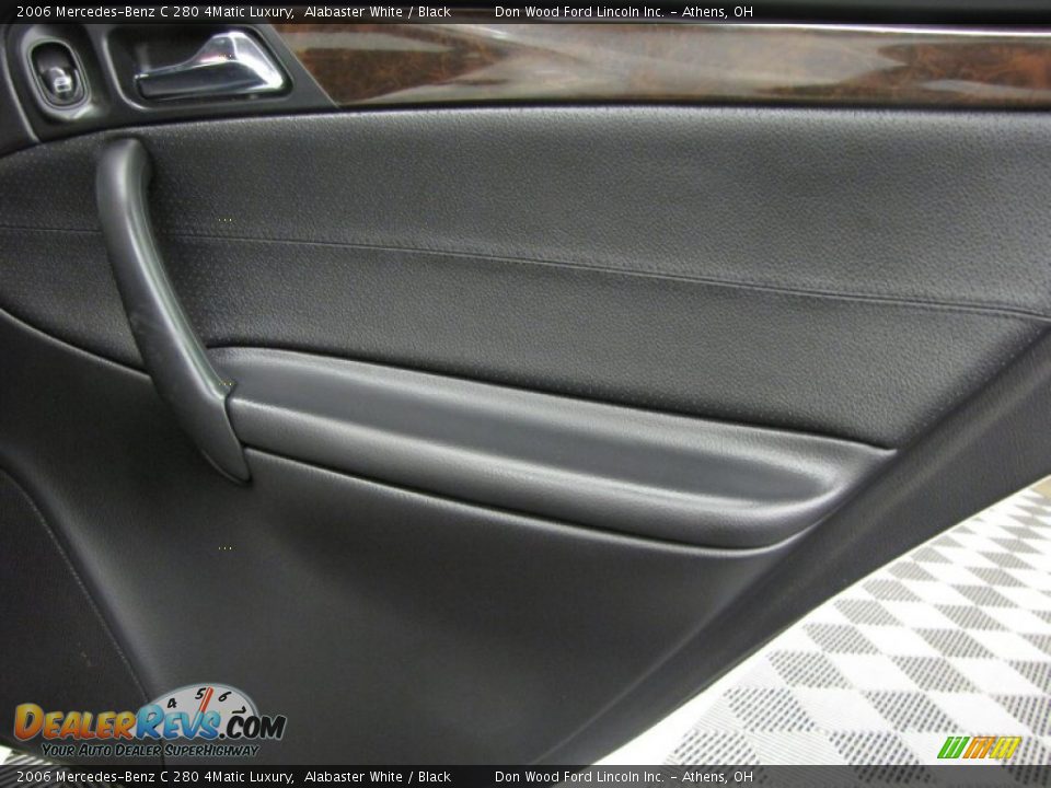 2006 Mercedes-Benz C 280 4Matic Luxury Alabaster White / Black Photo #13