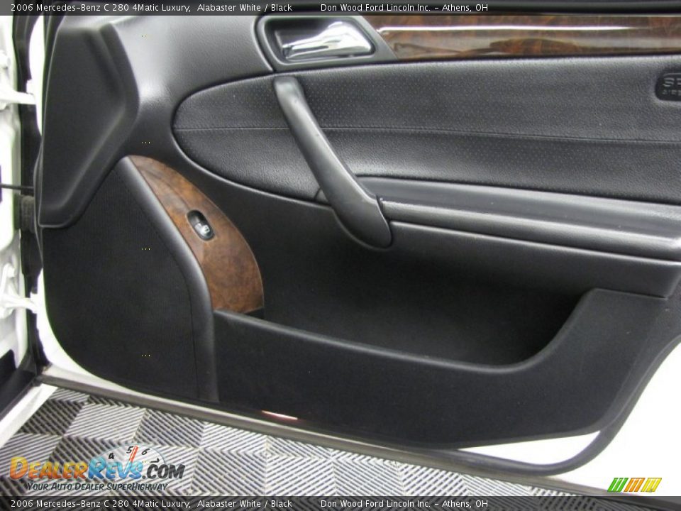 2006 Mercedes-Benz C 280 4Matic Luxury Alabaster White / Black Photo #14