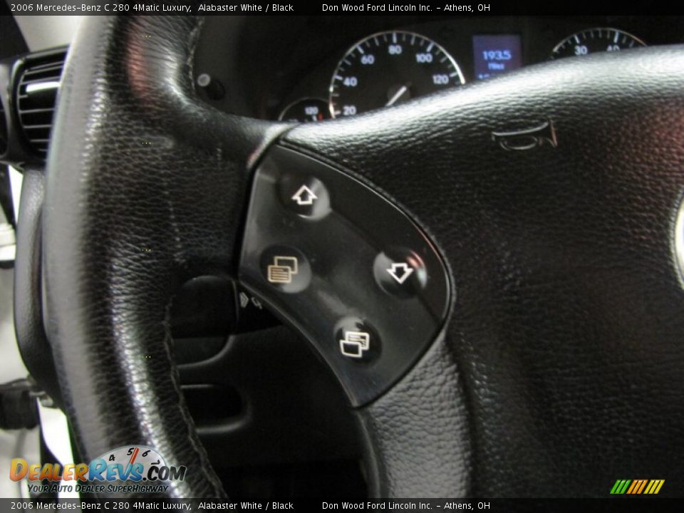 2006 Mercedes-Benz C 280 4Matic Luxury Alabaster White / Black Photo #16