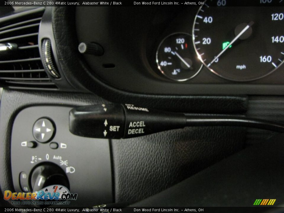 2006 Mercedes-Benz C 280 4Matic Luxury Alabaster White / Black Photo #18