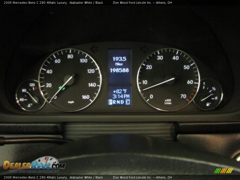2006 Mercedes-Benz C 280 4Matic Luxury Alabaster White / Black Photo #19