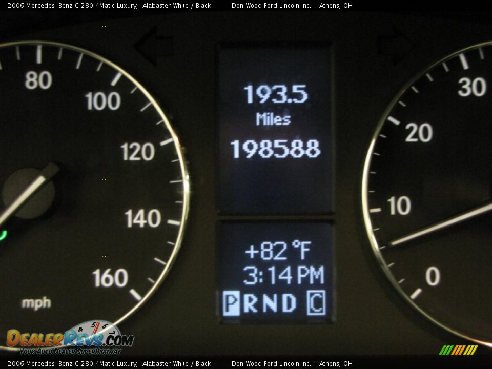 2006 Mercedes-Benz C 280 4Matic Luxury Alabaster White / Black Photo #20