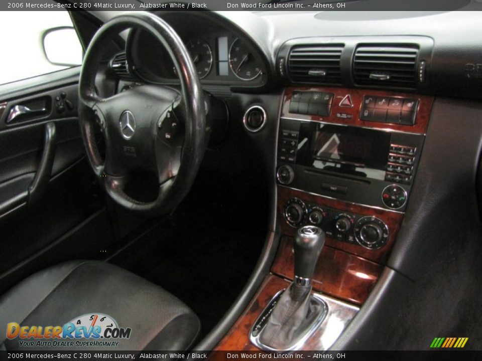 2006 Mercedes-Benz C 280 4Matic Luxury Alabaster White / Black Photo #21