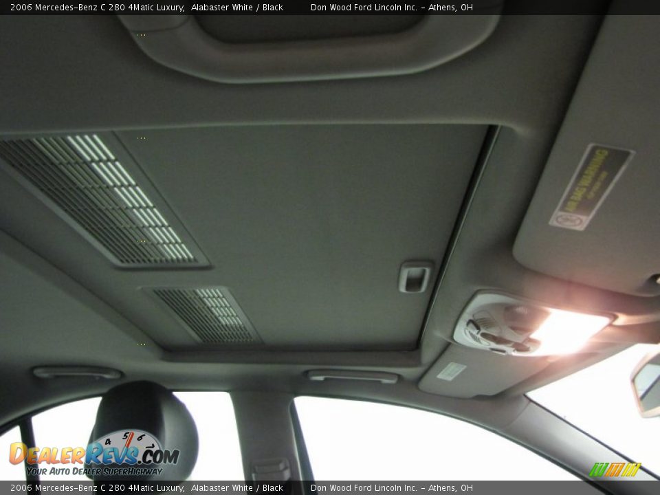 2006 Mercedes-Benz C 280 4Matic Luxury Alabaster White / Black Photo #23