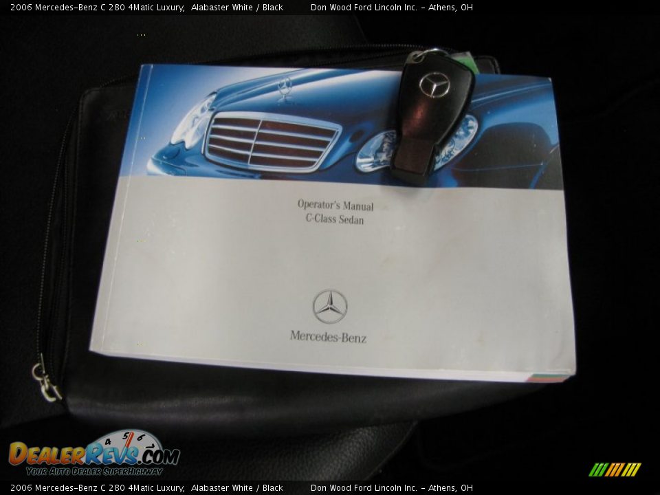 2006 Mercedes-Benz C 280 4Matic Luxury Alabaster White / Black Photo #28