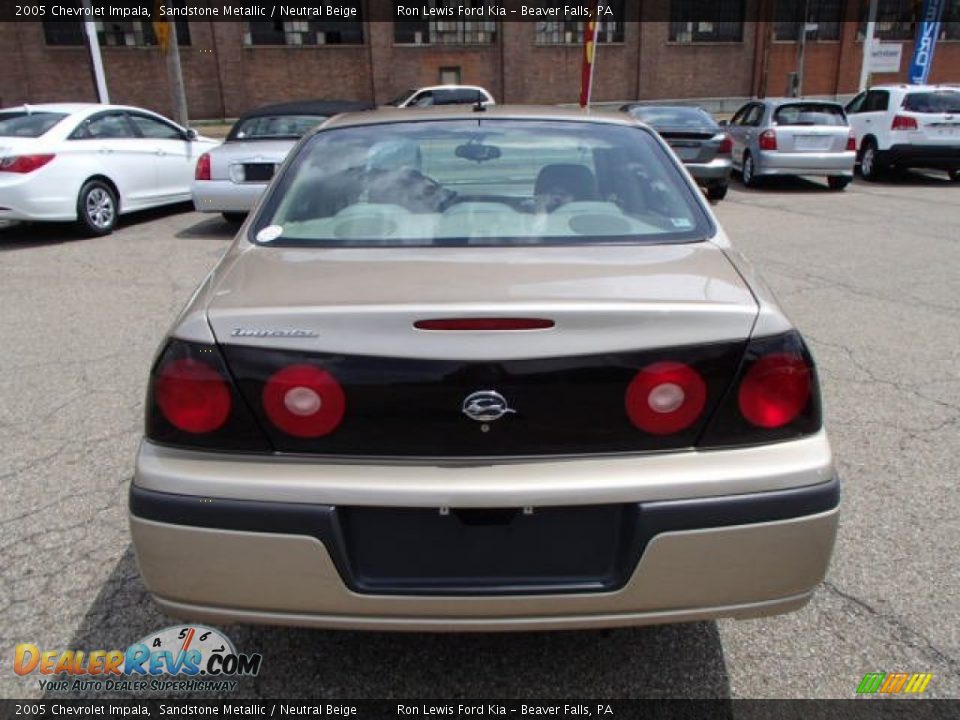 2005 Chevrolet Impala Sandstone Metallic / Neutral Beige Photo #7