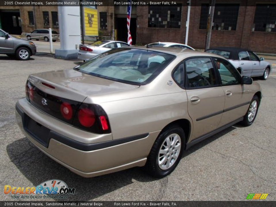 2005 Chevrolet Impala Sandstone Metallic / Neutral Beige Photo #8