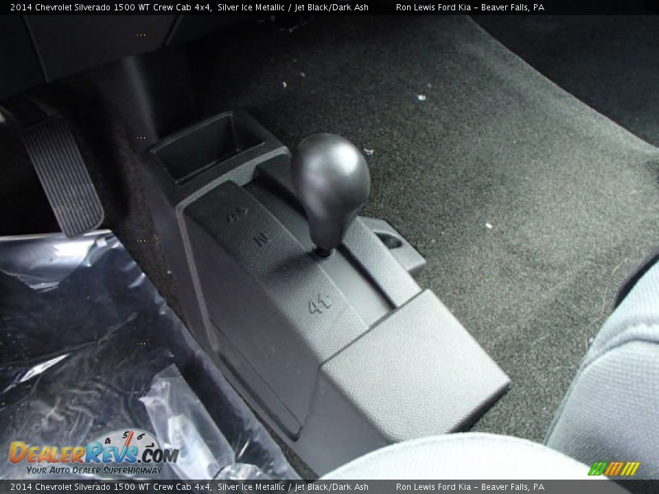 2014 Chevrolet Silverado 1500 WT Crew Cab 4x4 Silver Ice Metallic / Jet Black/Dark Ash Photo #15