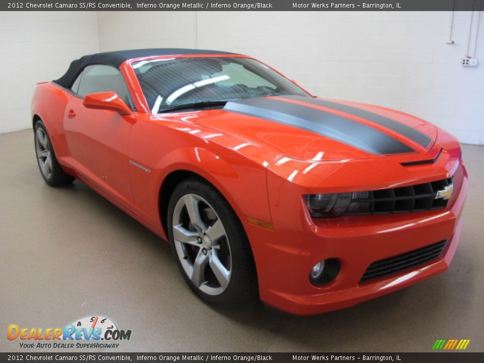 2012 Chevrolet Camaro SS/RS Convertible Inferno Orange Metallic / Inferno Orange/Black Photo #1