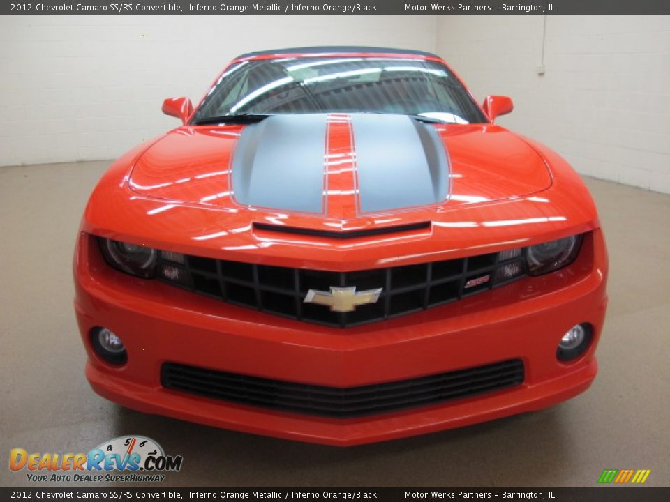 2012 Chevrolet Camaro SS/RS Convertible Inferno Orange Metallic / Inferno Orange/Black Photo #2