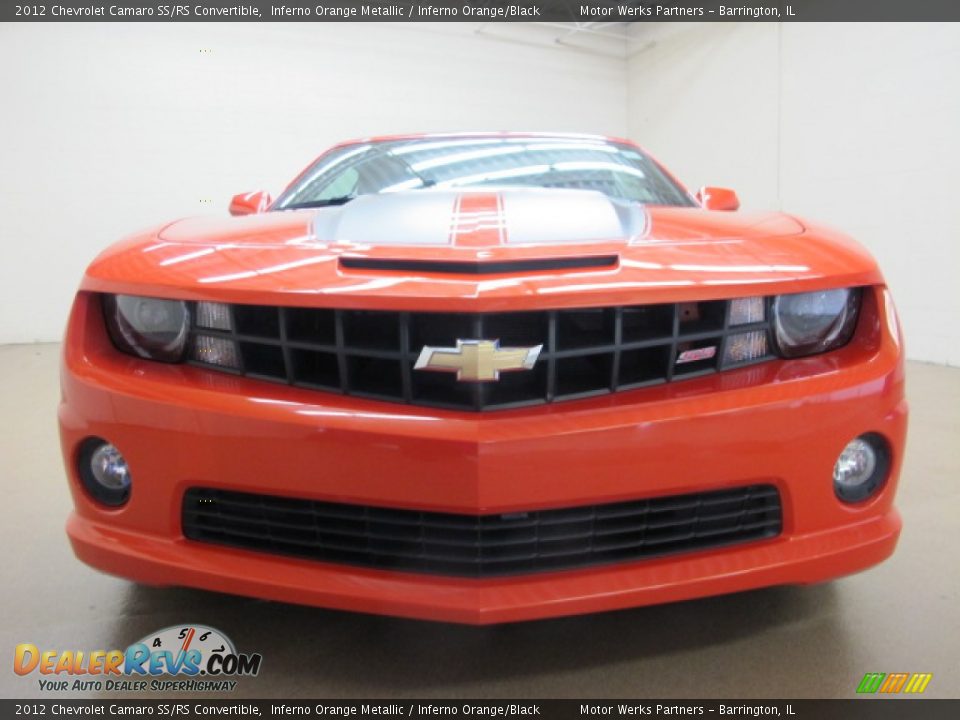 2012 Chevrolet Camaro SS/RS Convertible Inferno Orange Metallic / Inferno Orange/Black Photo #3
