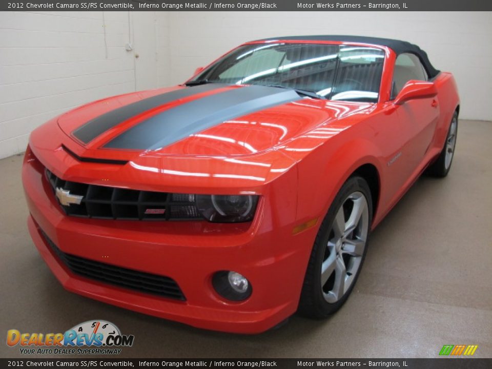 2012 Chevrolet Camaro SS/RS Convertible Inferno Orange Metallic / Inferno Orange/Black Photo #4