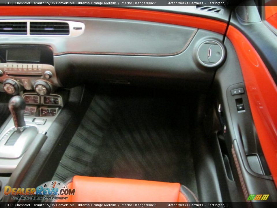 2012 Chevrolet Camaro SS/RS Convertible Inferno Orange Metallic / Inferno Orange/Black Photo #19