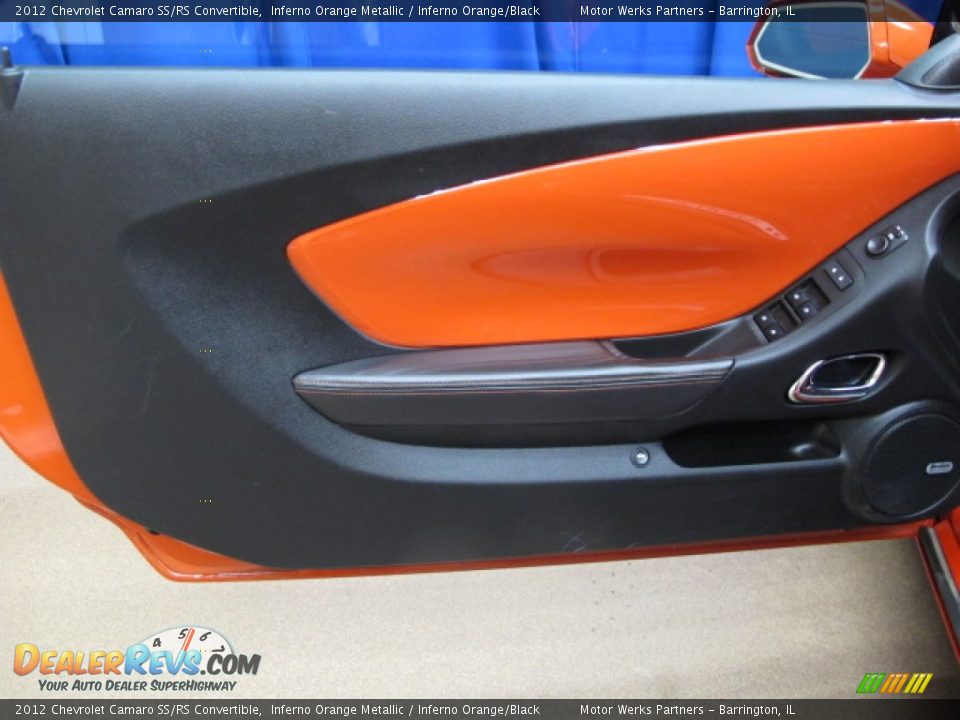 2012 Chevrolet Camaro SS/RS Convertible Inferno Orange Metallic / Inferno Orange/Black Photo #20