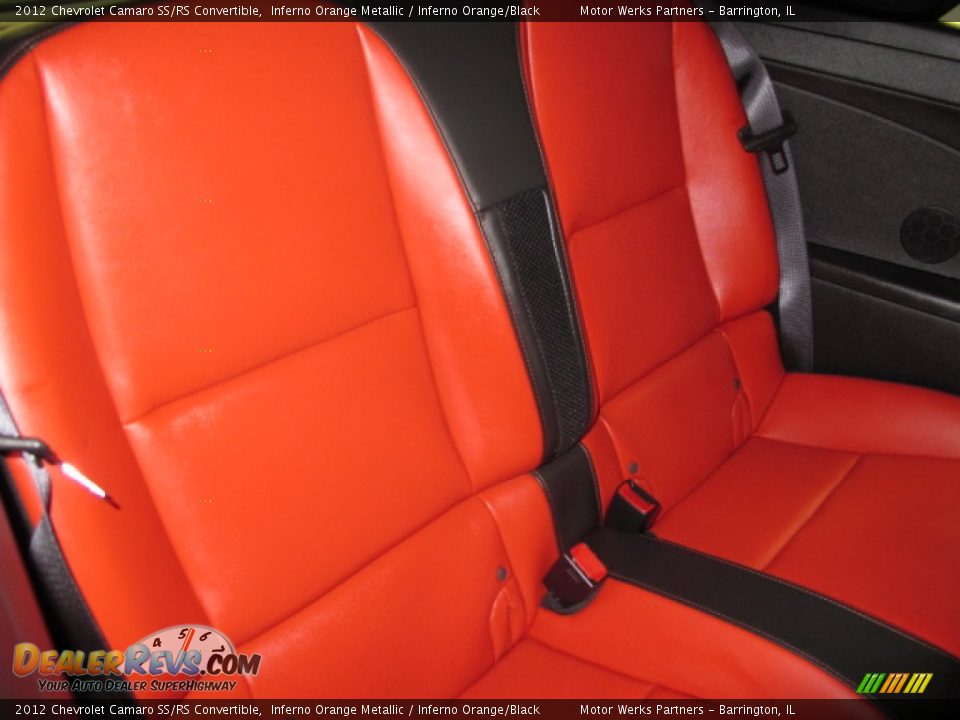 2012 Chevrolet Camaro SS/RS Convertible Inferno Orange Metallic / Inferno Orange/Black Photo #23