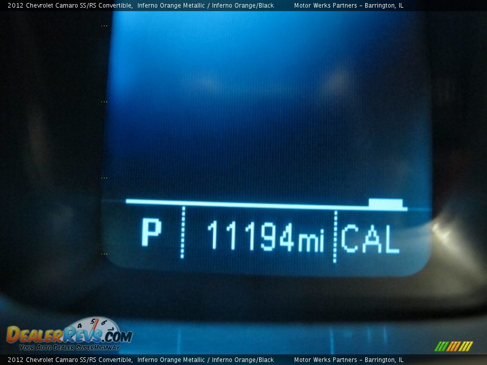 2012 Chevrolet Camaro SS/RS Convertible Inferno Orange Metallic / Inferno Orange/Black Photo #30