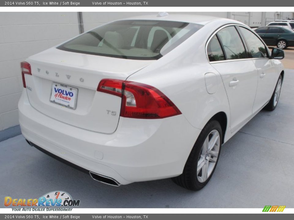 2014 Volvo S60 T5 Ice White / Soft Beige Photo #10