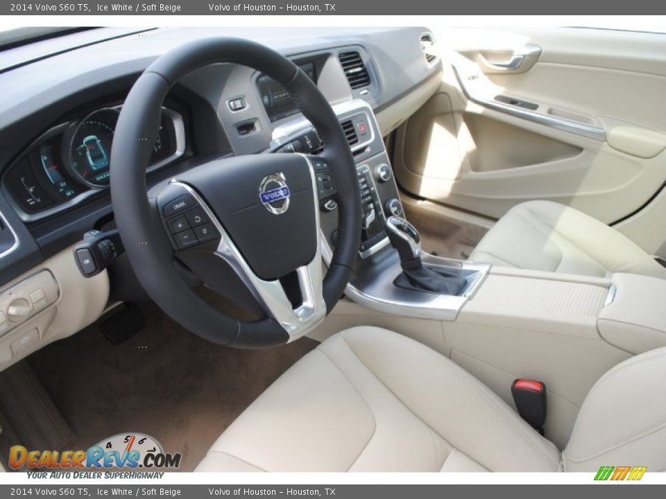 Soft Beige Interior - 2014 Volvo S60 T5 Photo #13