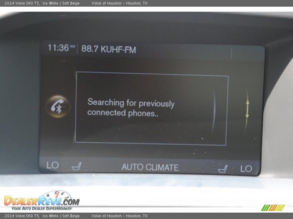 2014 Volvo S60 T5 Ice White / Soft Beige Photo #23