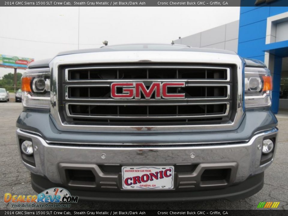 2014 GMC Sierra 1500 SLT Crew Cab Stealth Gray Metallic / Jet Black/Dark Ash Photo #2