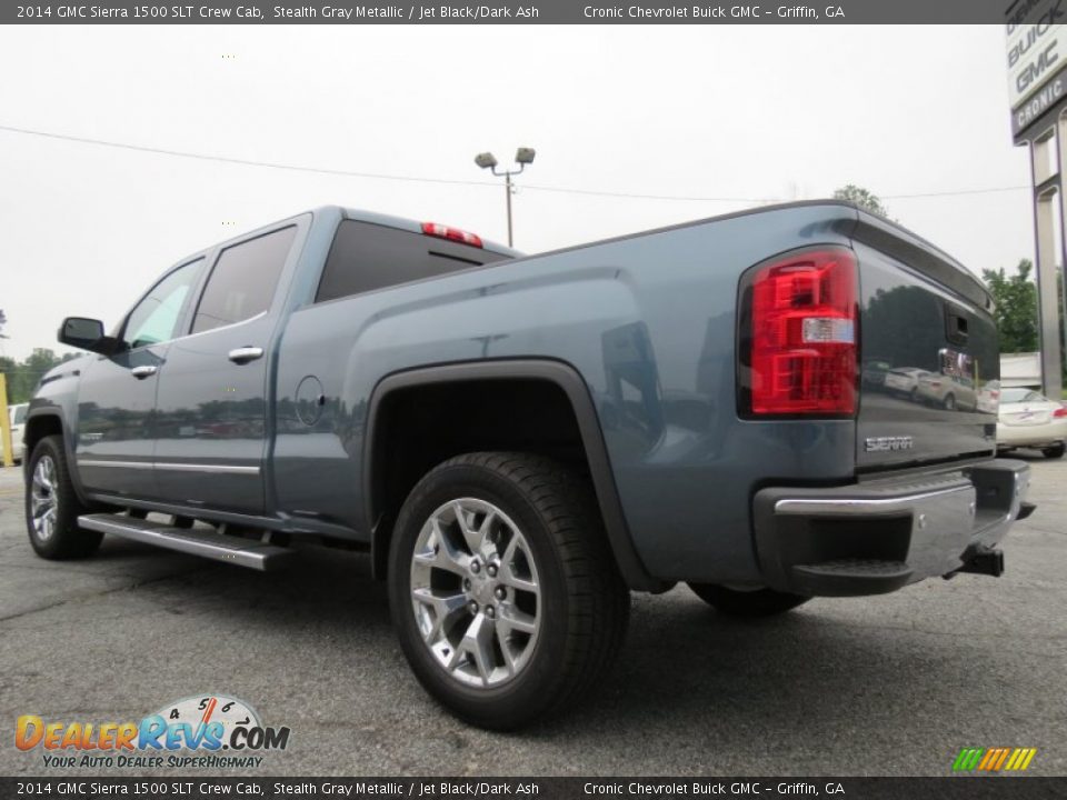 2014 GMC Sierra 1500 SLT Crew Cab Stealth Gray Metallic / Jet Black/Dark Ash Photo #5