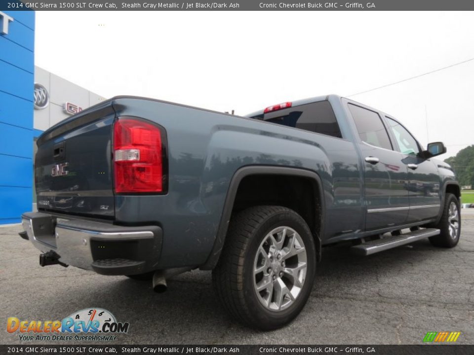 2014 GMC Sierra 1500 SLT Crew Cab Stealth Gray Metallic / Jet Black/Dark Ash Photo #6