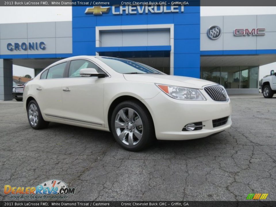 2013 Buick LaCrosse FWD White Diamond Tricoat / Cashmere Photo #1