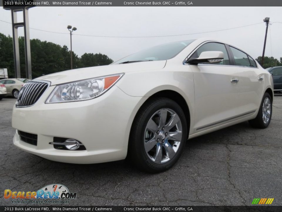2013 Buick LaCrosse FWD White Diamond Tricoat / Cashmere Photo #3