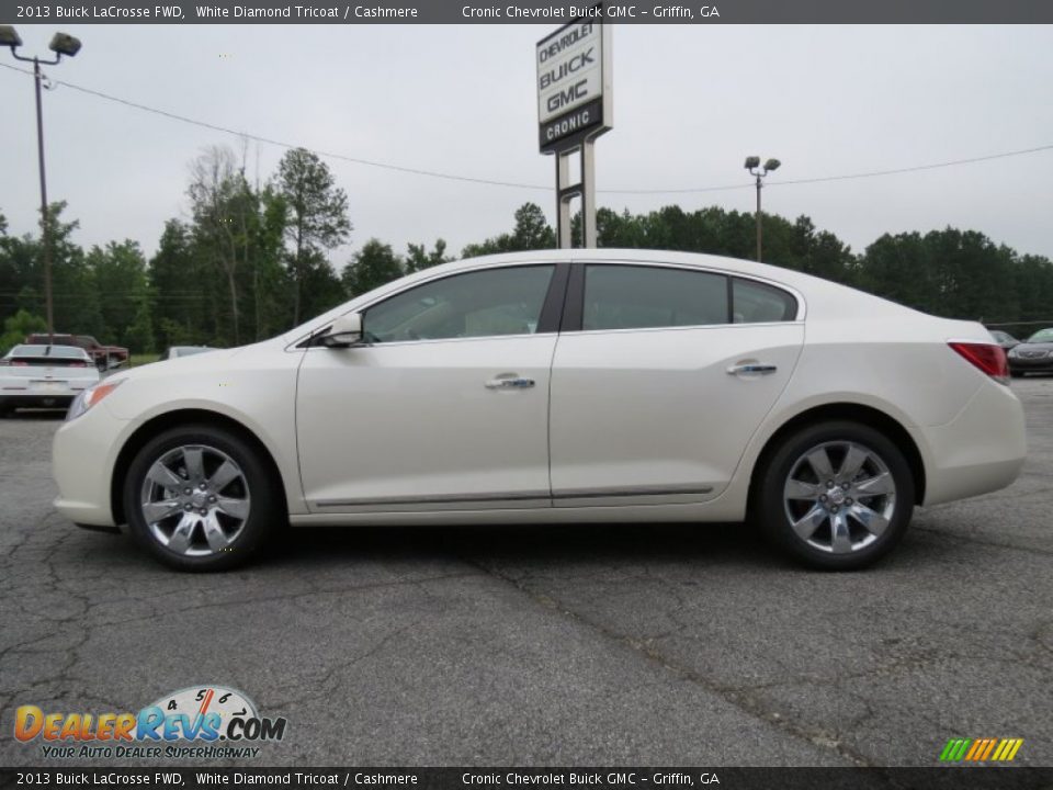 2013 Buick LaCrosse FWD White Diamond Tricoat / Cashmere Photo #4