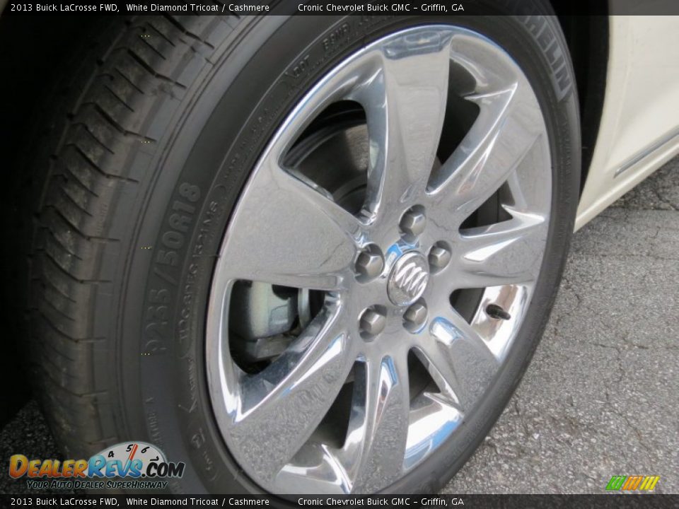 2013 Buick LaCrosse FWD White Diamond Tricoat / Cashmere Photo #9